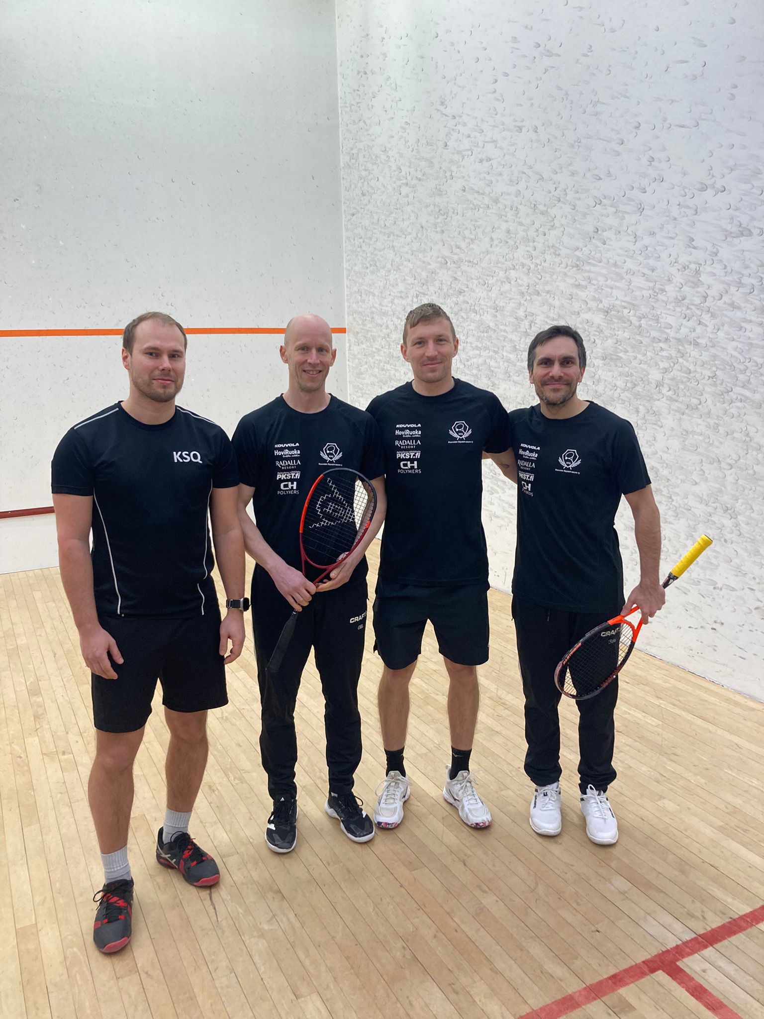 KSQ:n I-joukkue squashliigan kärjessä