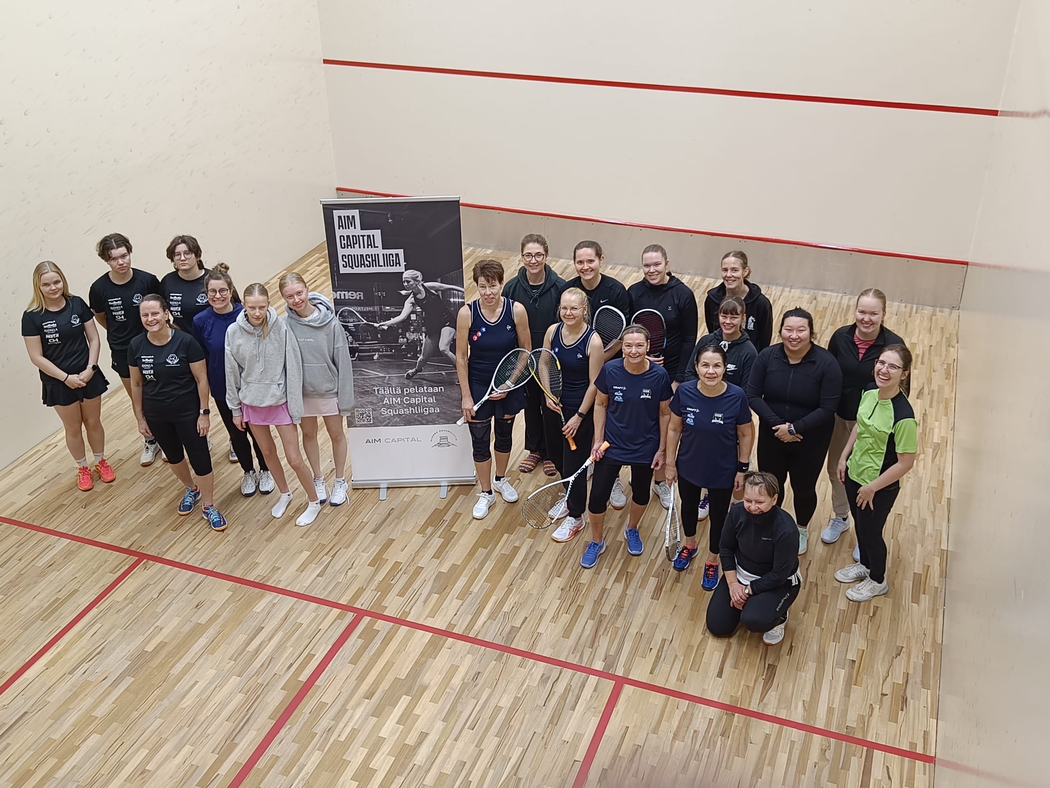 Squashliigaa tammi- helmikuun vaihteessa